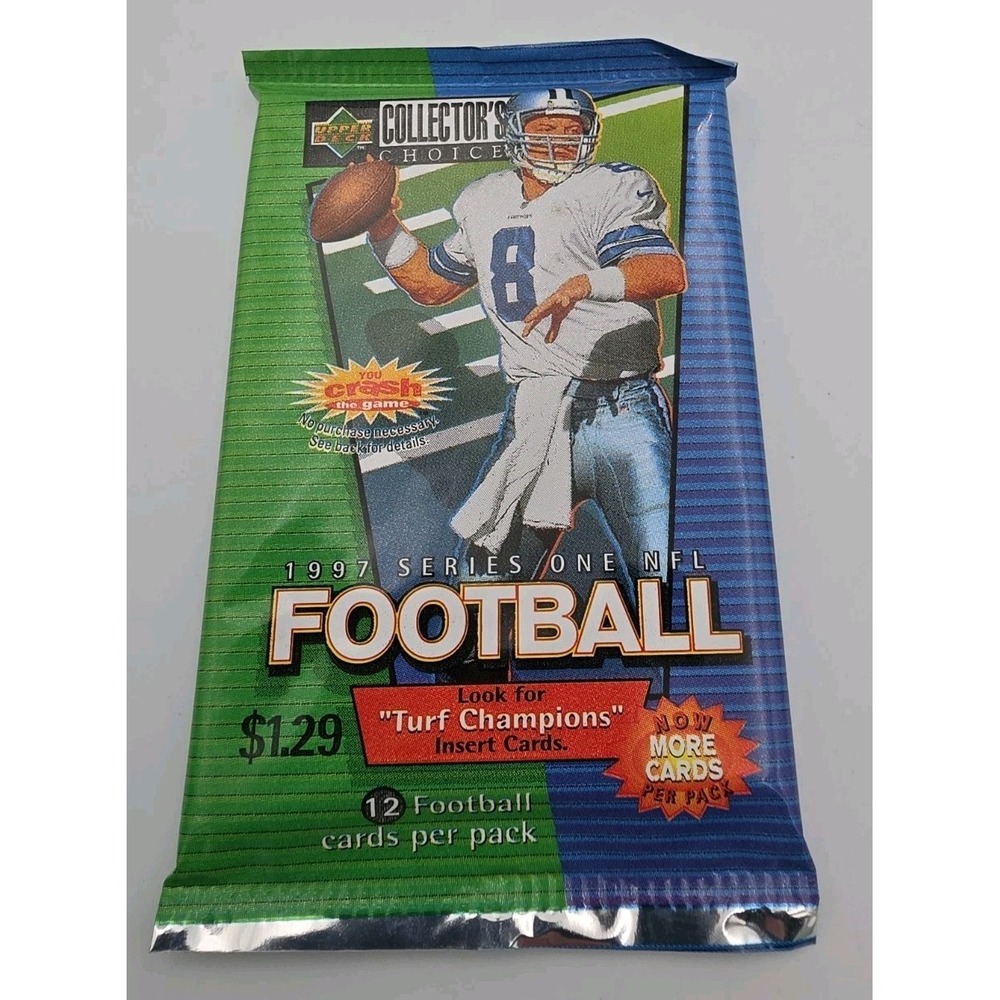 1997 Upper Deck Collectors Choice Series 1 Football 12 Card Pack NFL Vintage